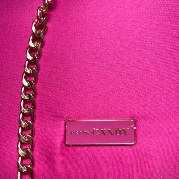 Prada Candy Beauty Hot pink satin crossbody - Picture 2 of 4
